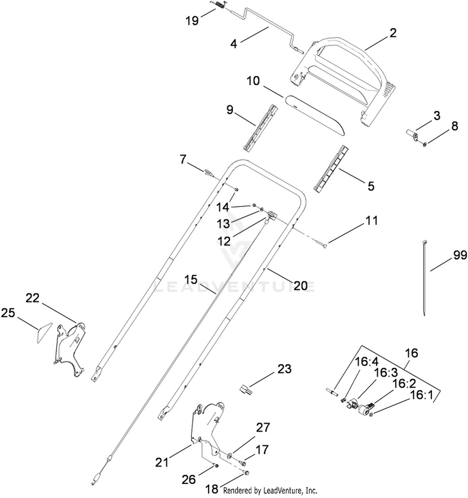 Upper Handle Assembly