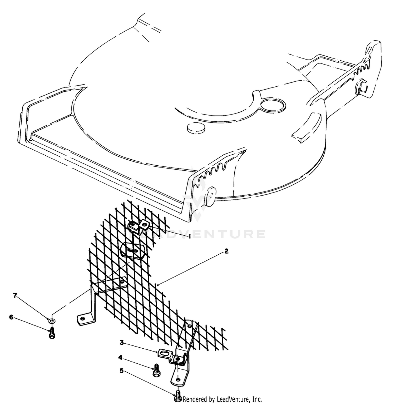 Leaf Shredder Kit Model No. 59157 (optional)