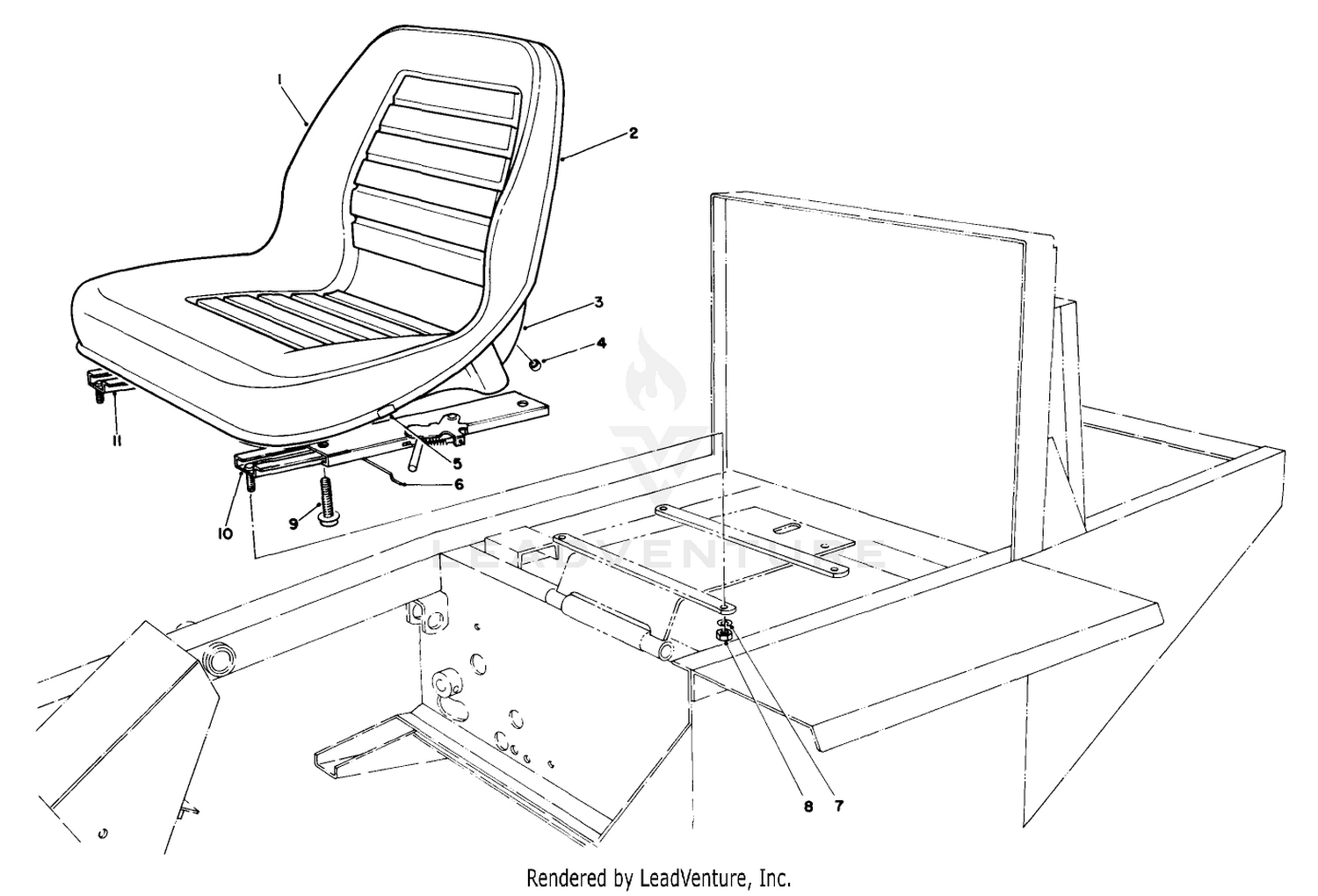 Standard Seat Kit Model No. 30770