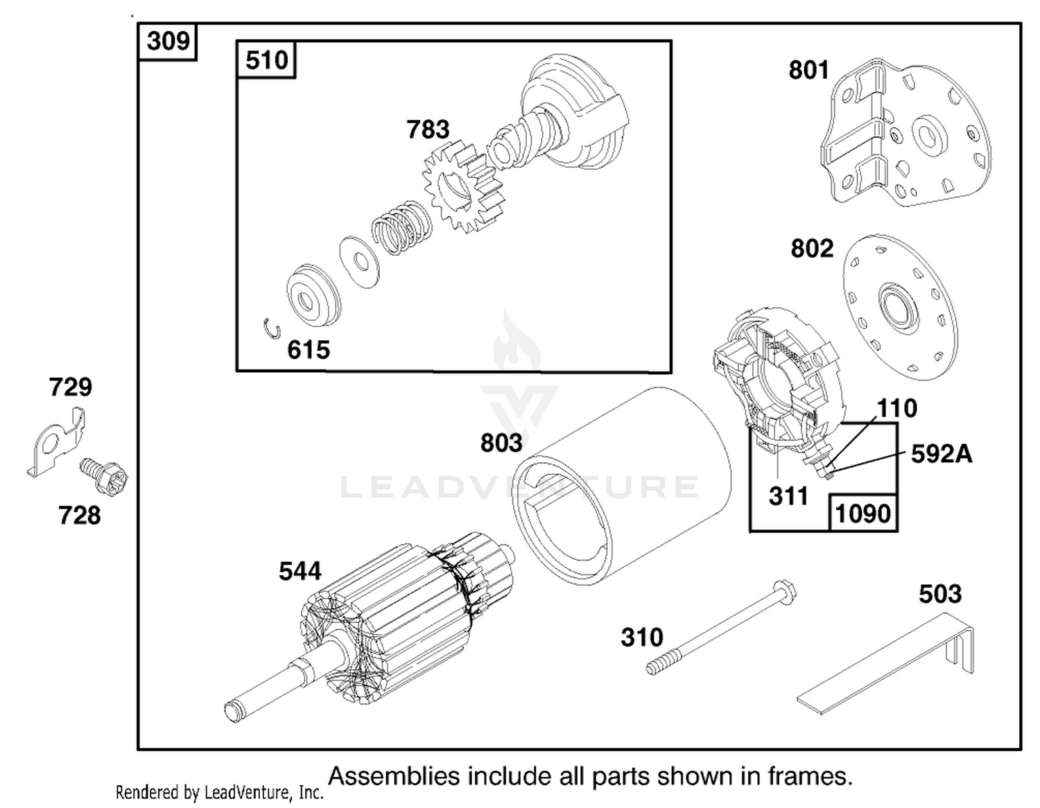 Engine Briggs  Stratton Model 28q777-0668-E1 8
