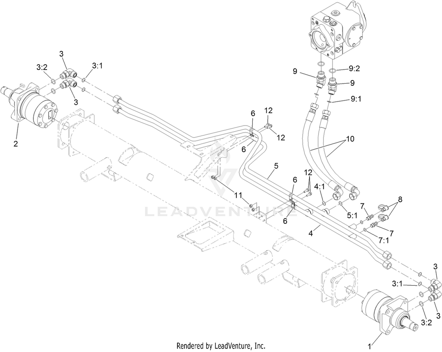 Traction Hydraulic Assembly