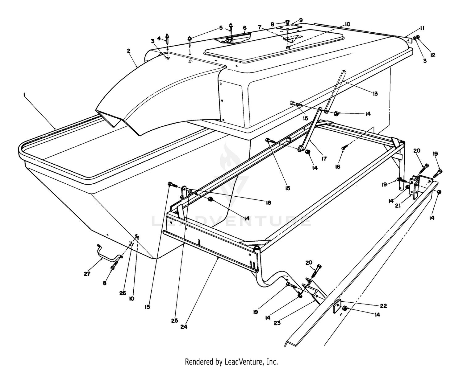 Grass Collection System Model No. 30576 (optional) (continued)
