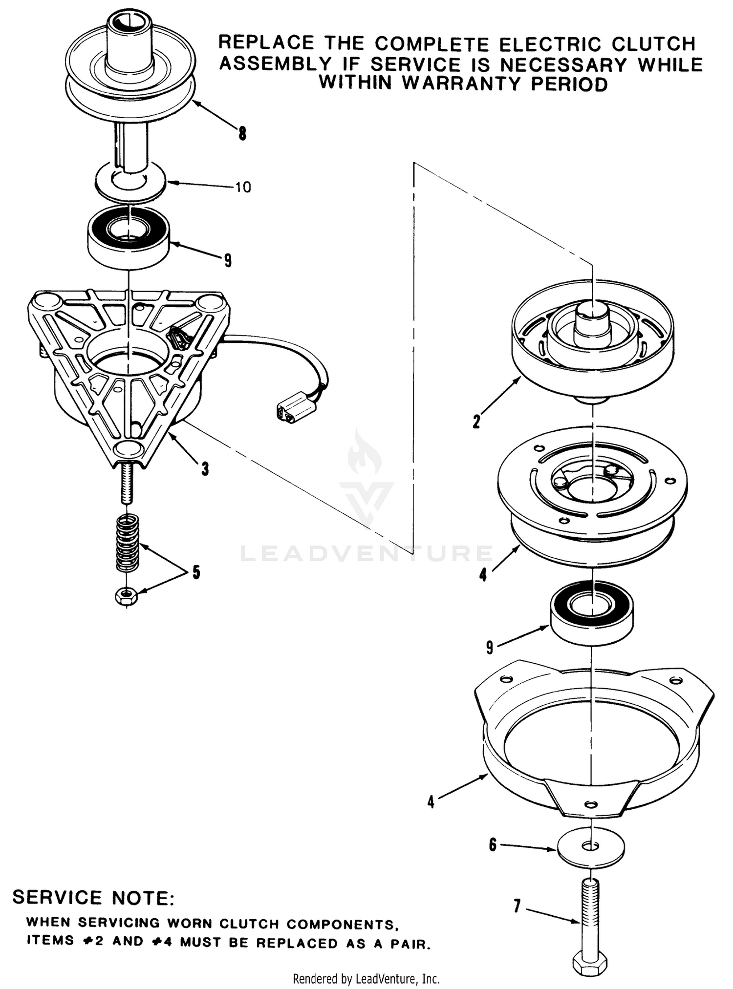 Engine Pulley  Pto Clutch