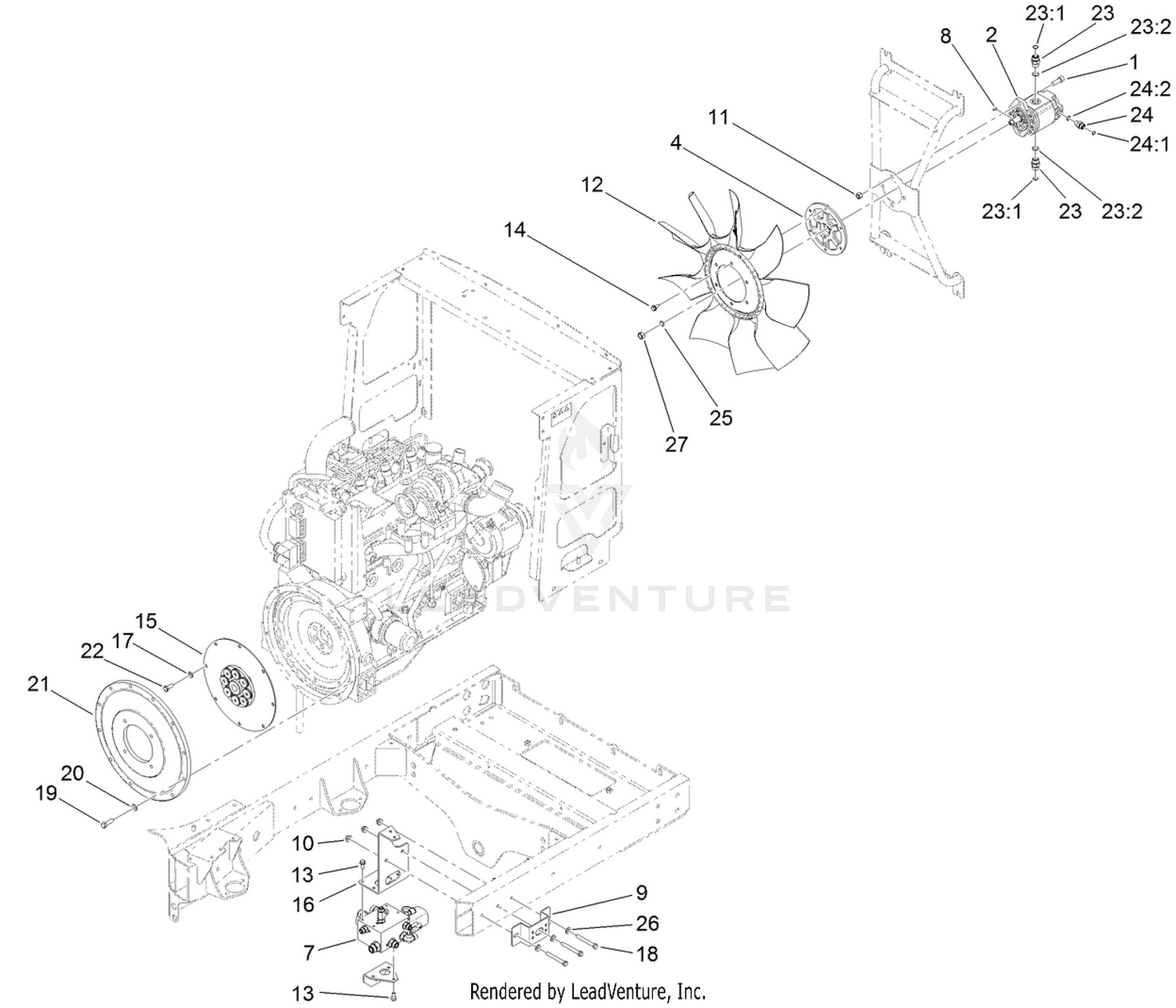 Fan and Coupling Assembly