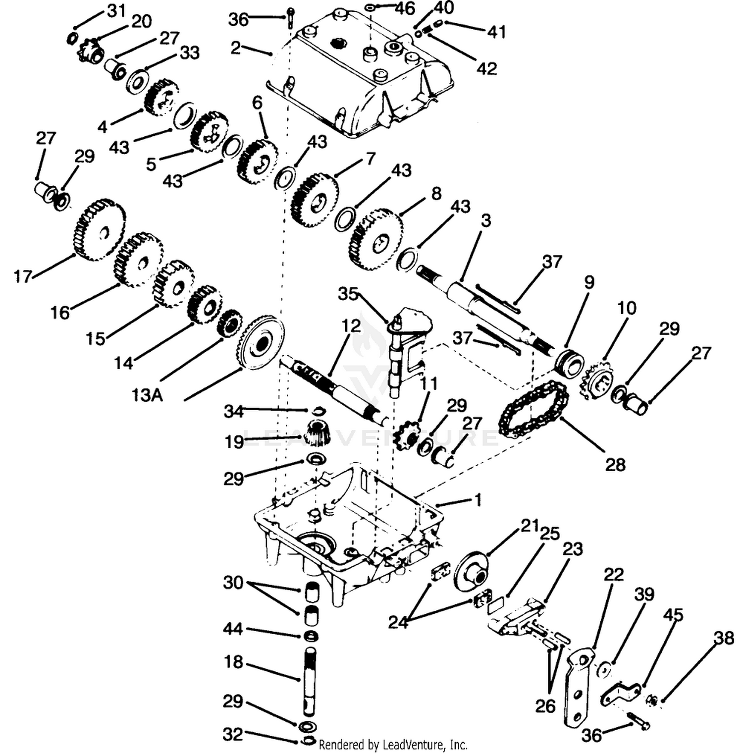 Transmission Peerless Model 700-025