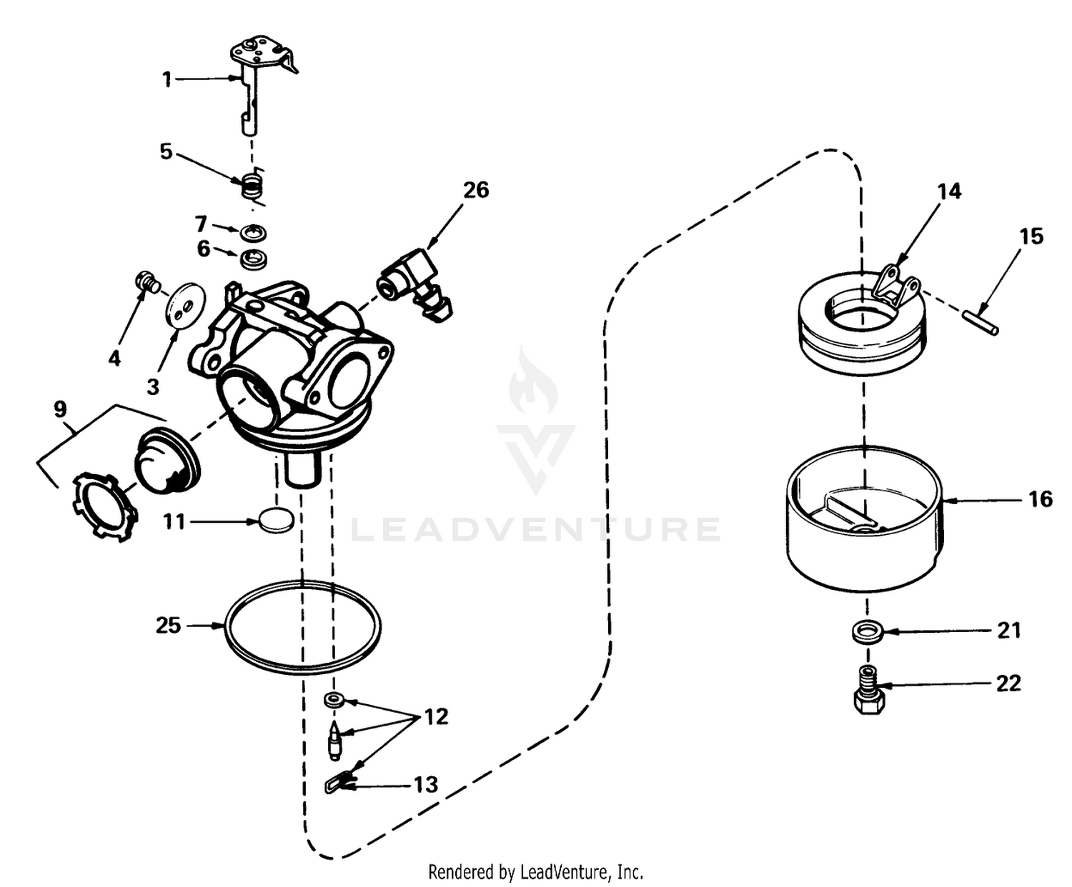 Carburetor No. 632050