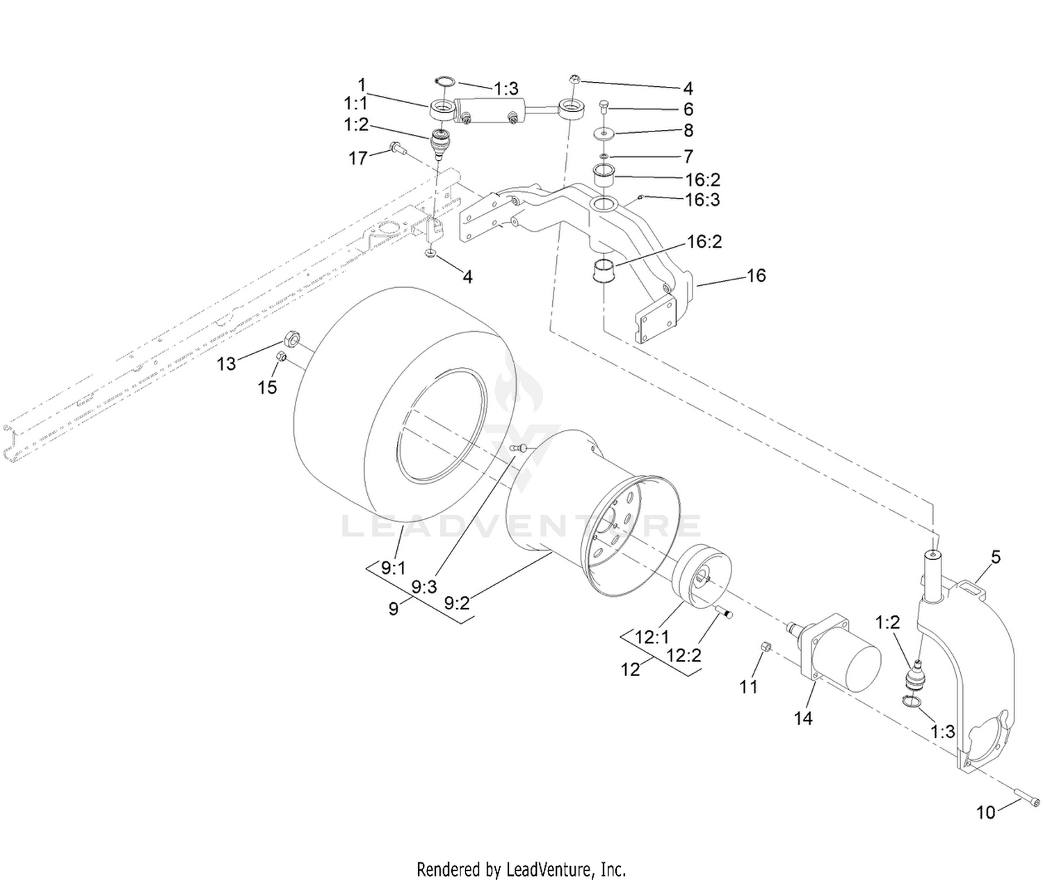 Rear Fork Assembly