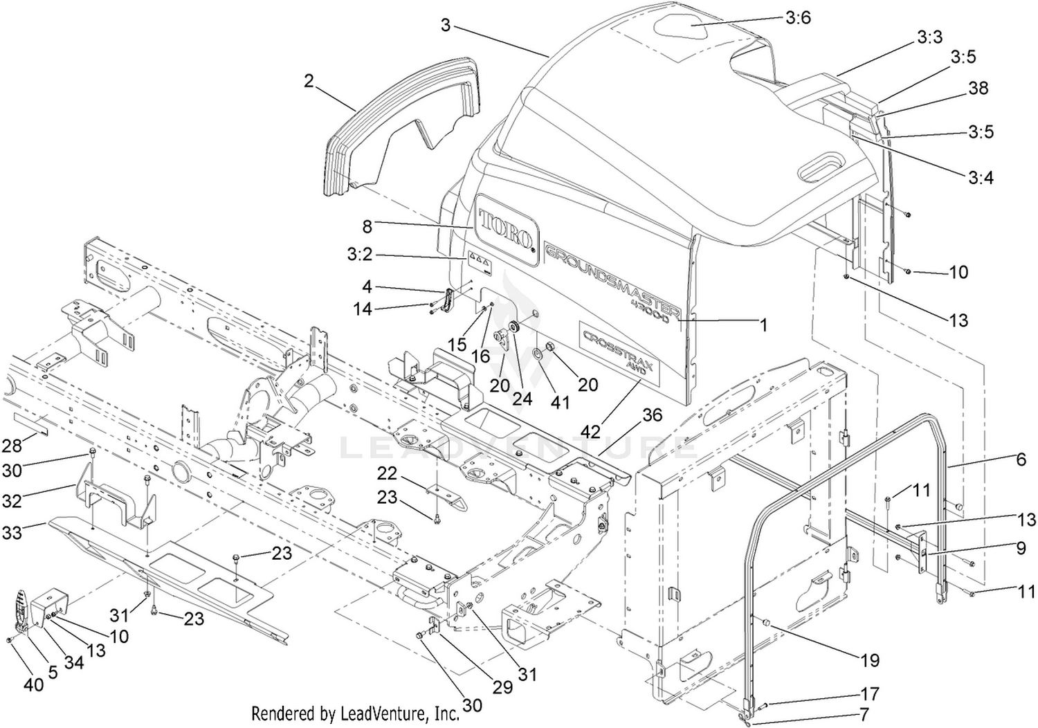 Hood and Body Panel Assembly