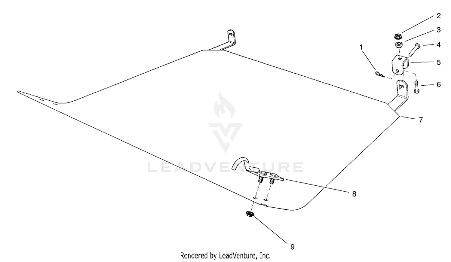 Traction Unit Belly Shield Assembly