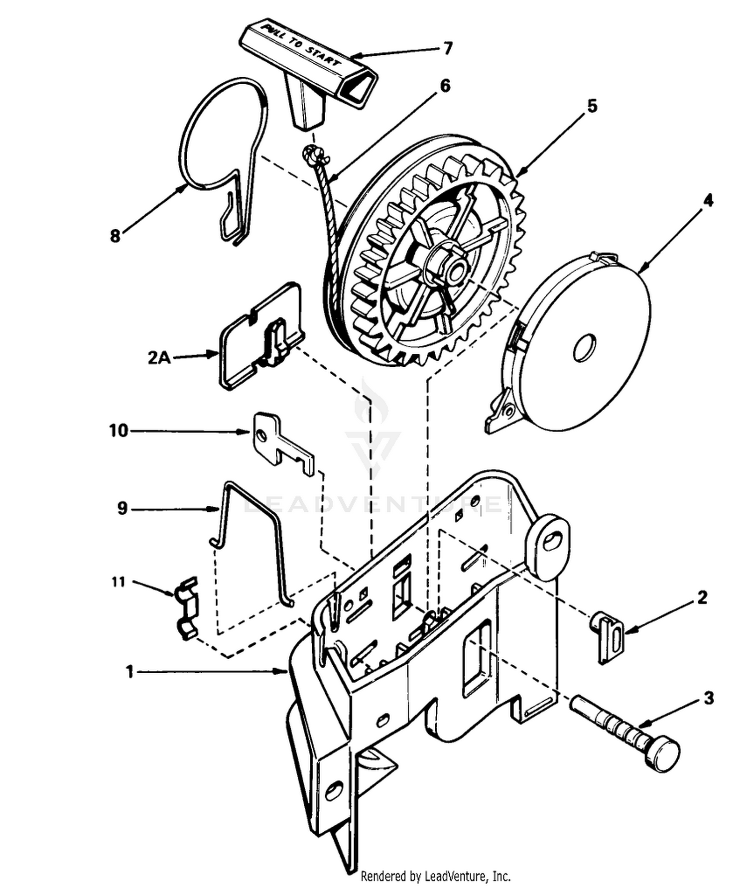 Rewind Starter No. 590531