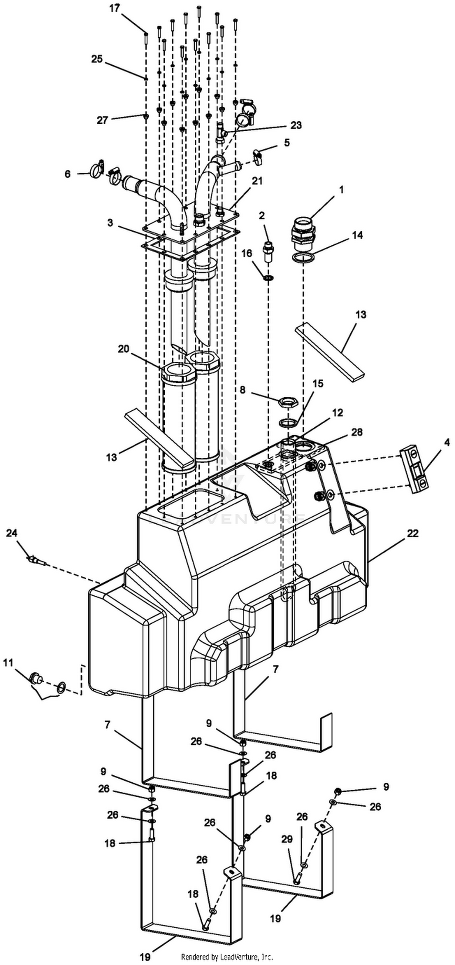 Hydraulic Oil Tank Assembly