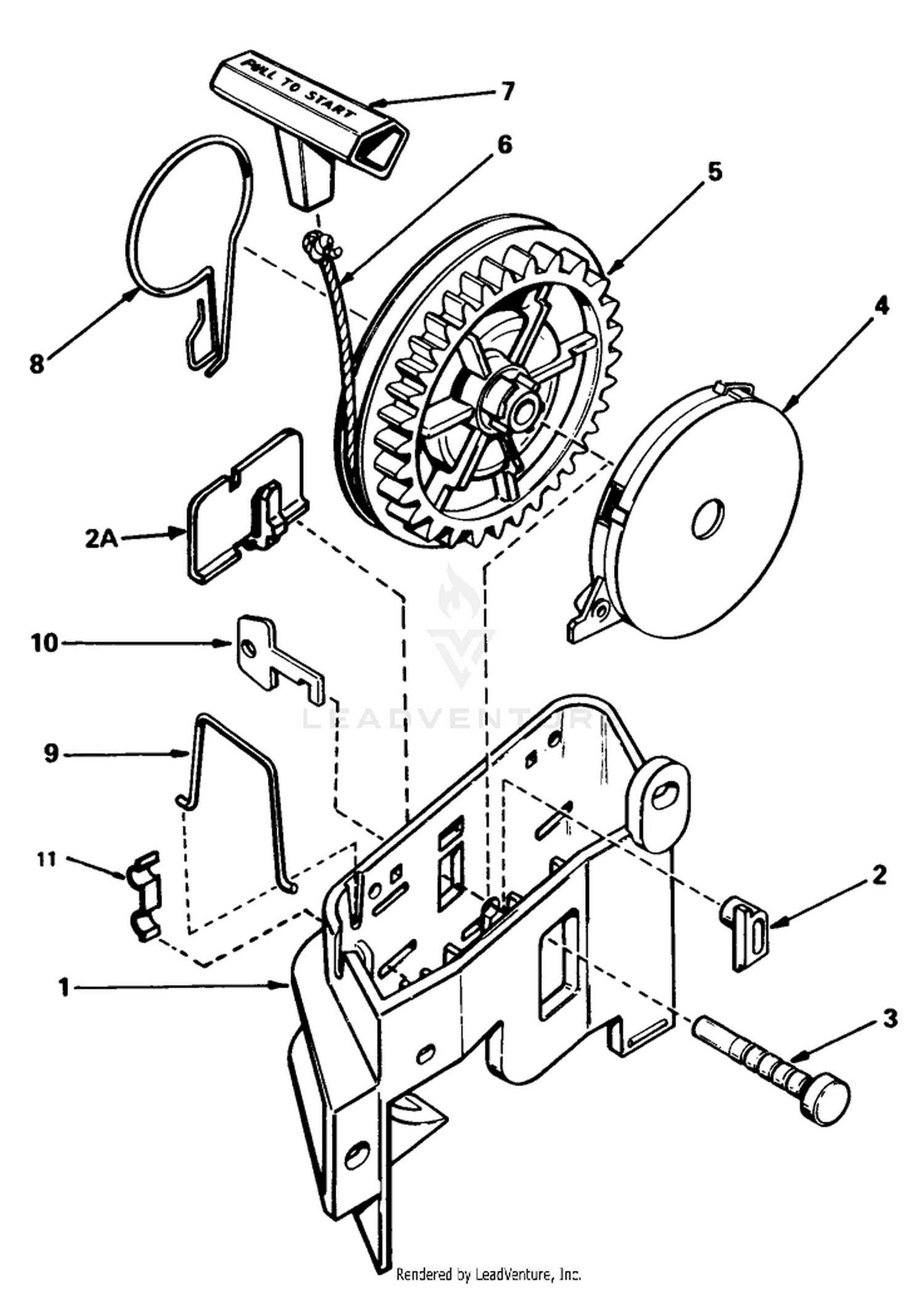 Rewind Starter No. 590531