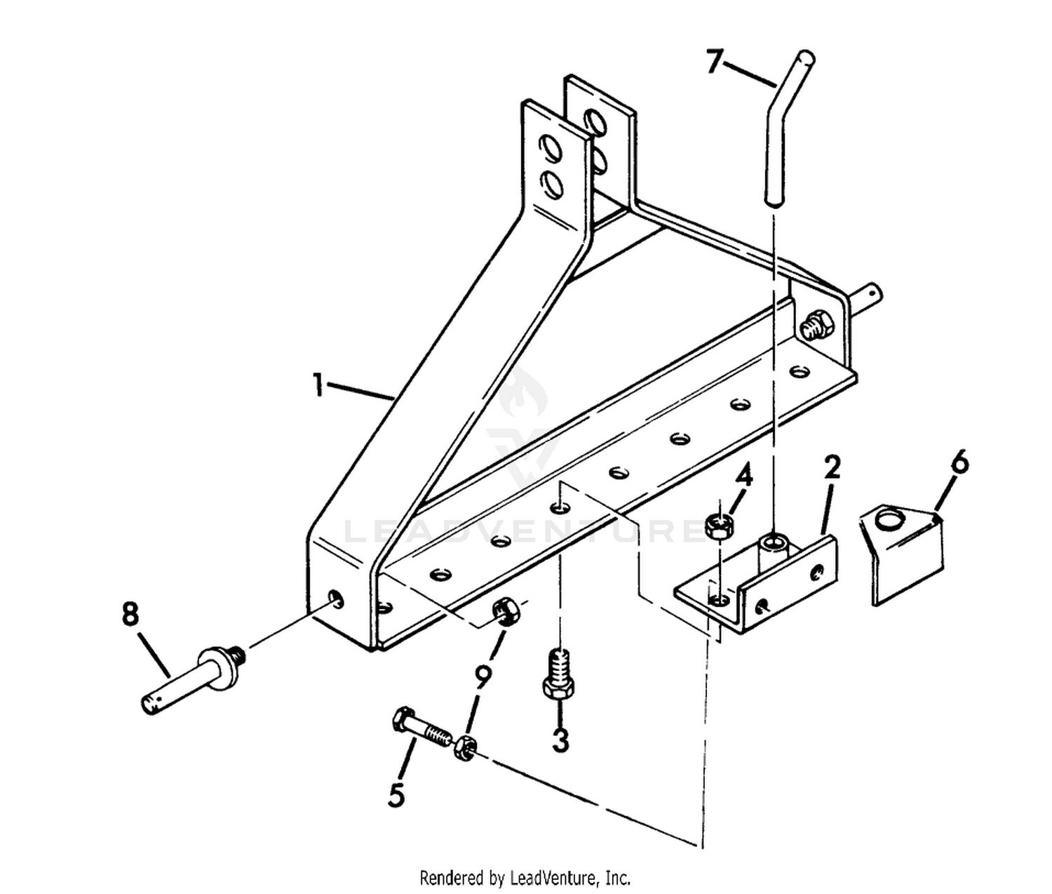 Hitch Adapter - Factory Order Number 8-5570