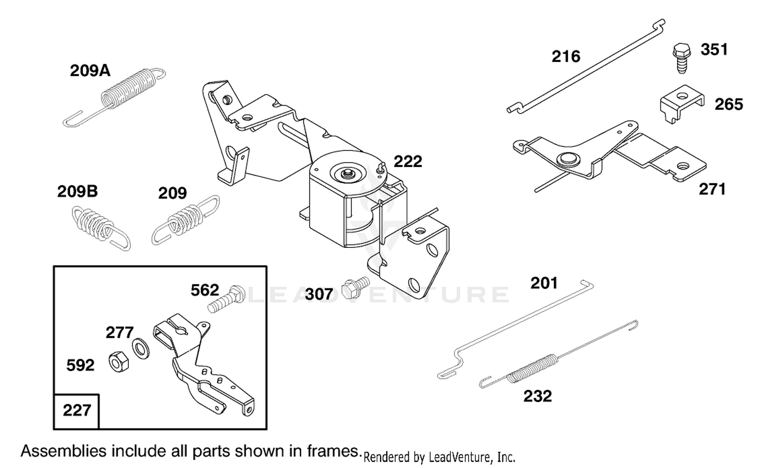 Engine Briggs  Stratton Model 303447-1179-E1 7