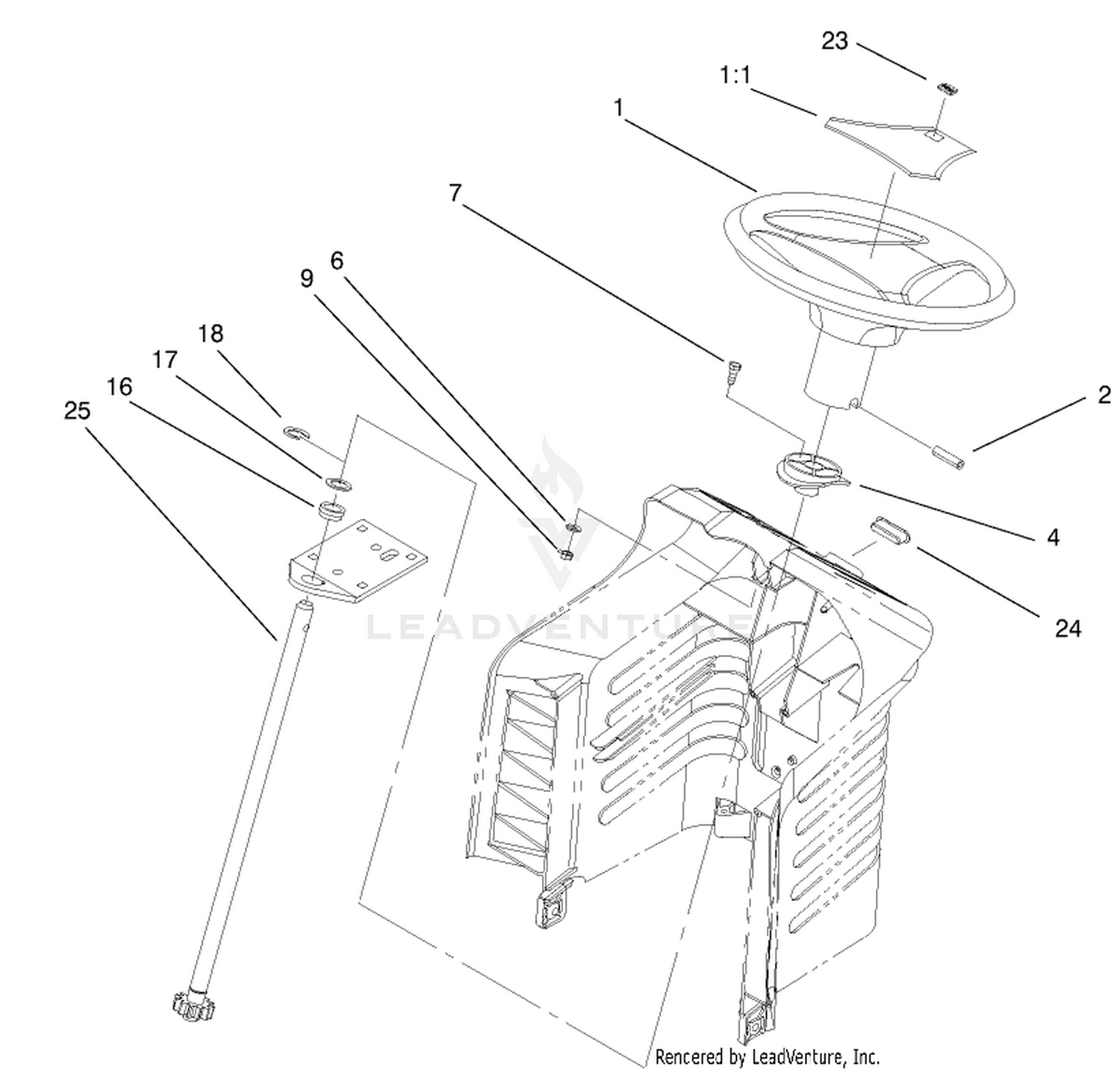 Fixed Steering Assembly