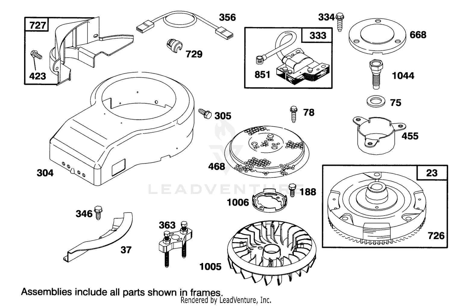 Engine Briggs  Stratton Model 28m707-0122-01 6
