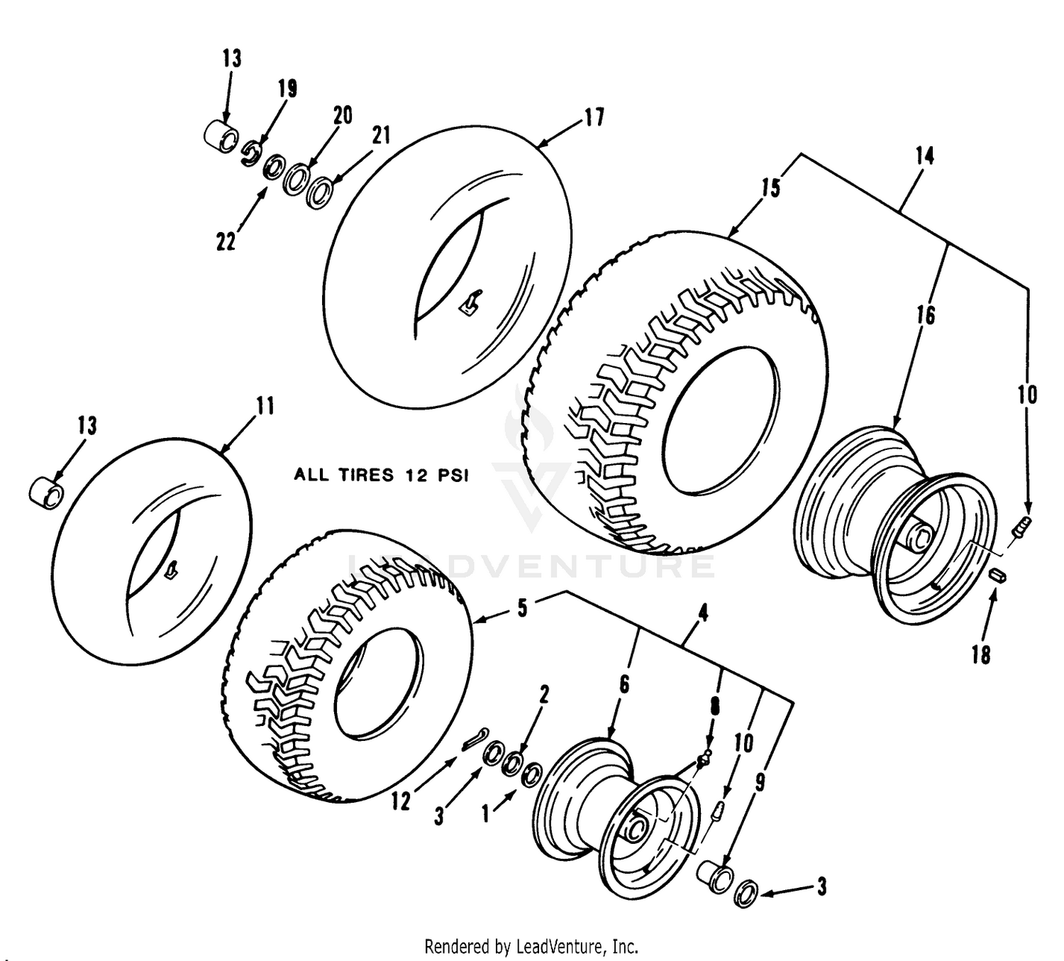 Wheel  Tire Assebly
