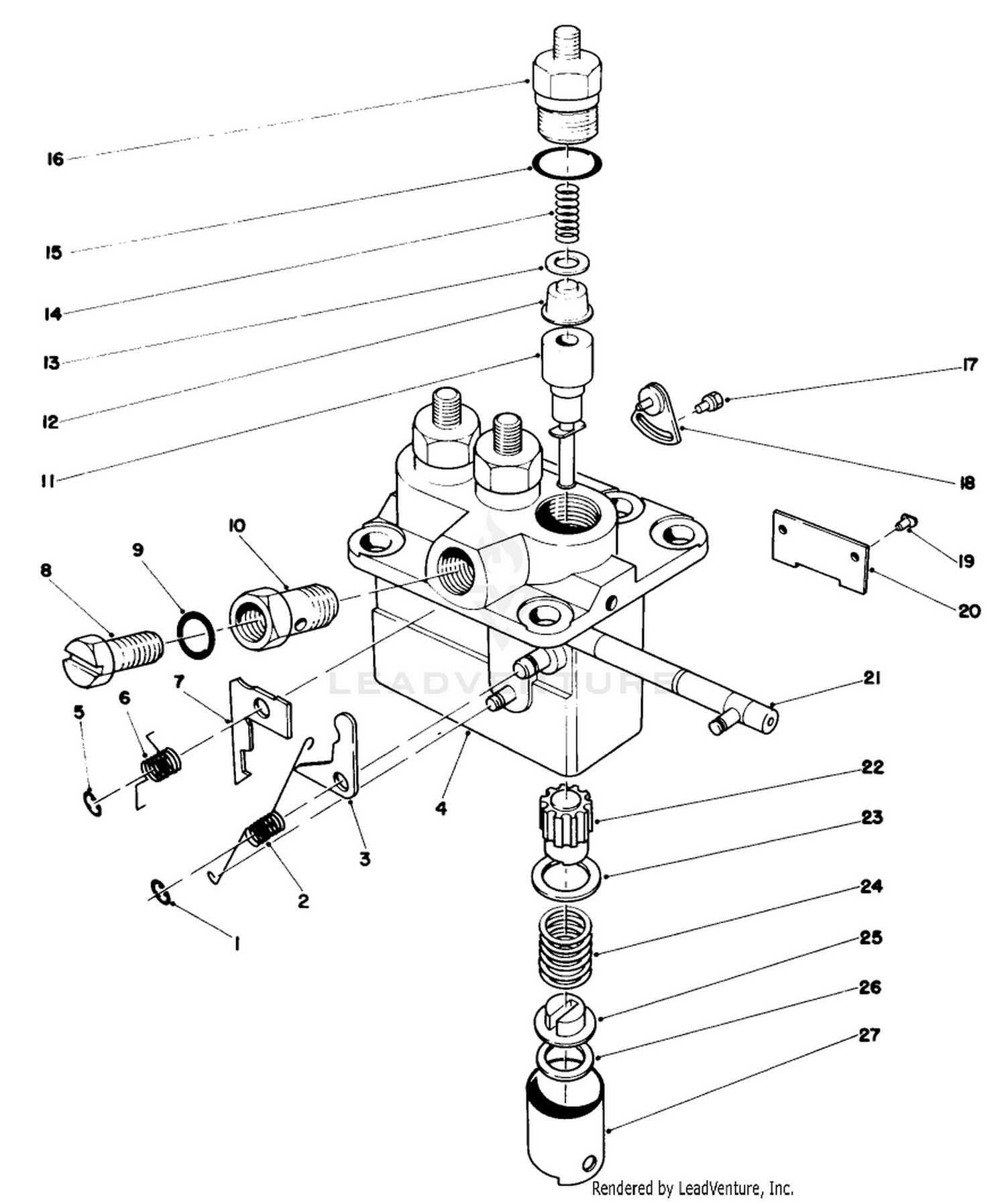 Fuel Injection Pump Assembly No. 42-8000