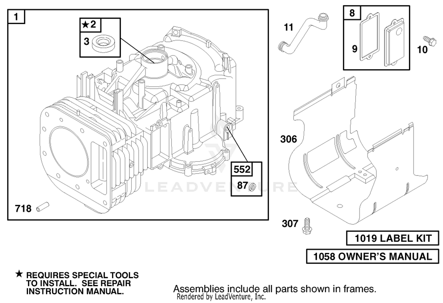 Engine Briggs  Stratton Model 312777-0128-E1