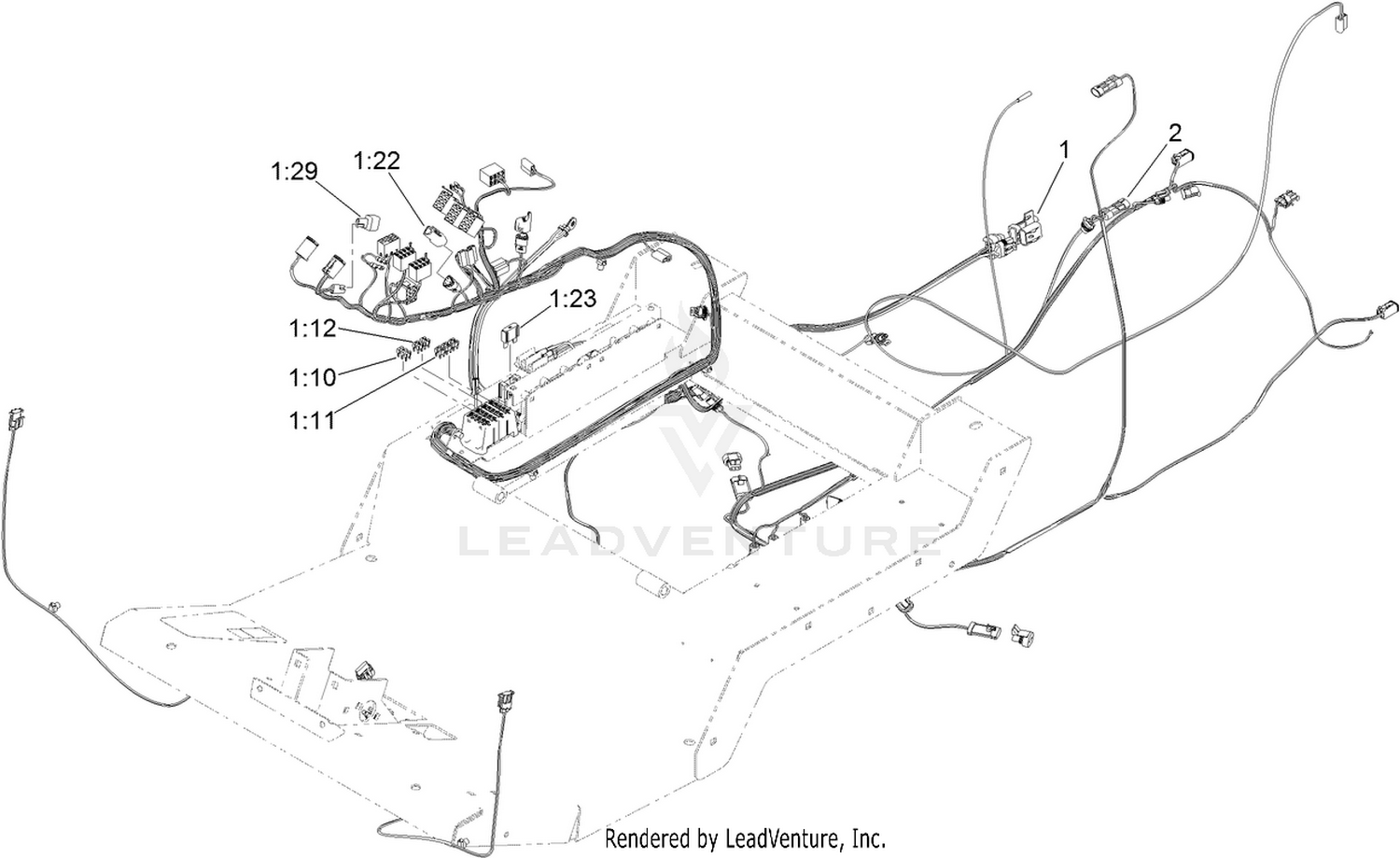 Platform Wire Harness and Fuse Assembly