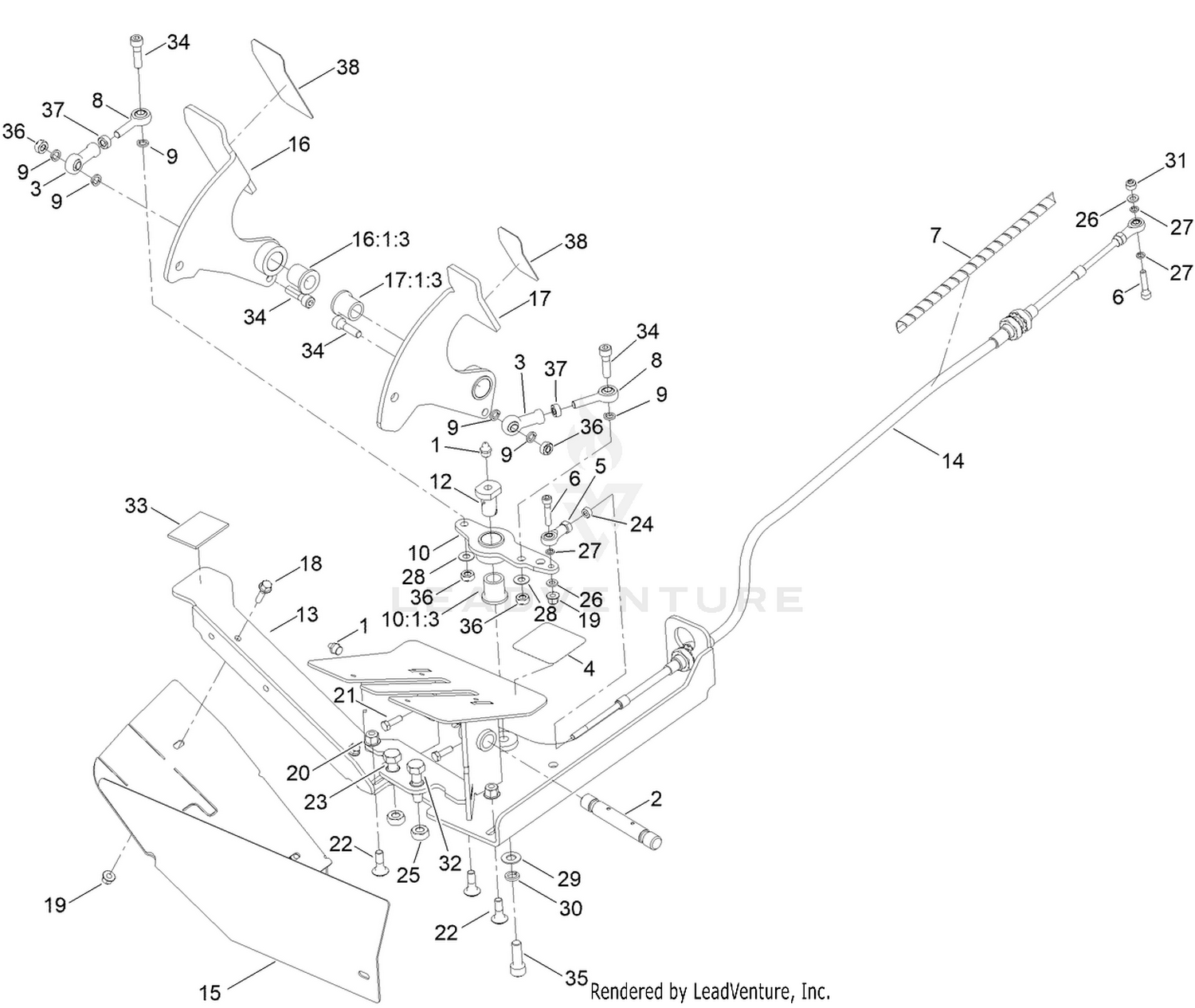 Pedal Control Assembly