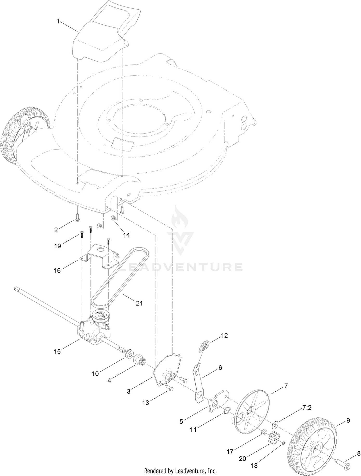 Transmission and Front Wheel Drive Assembly