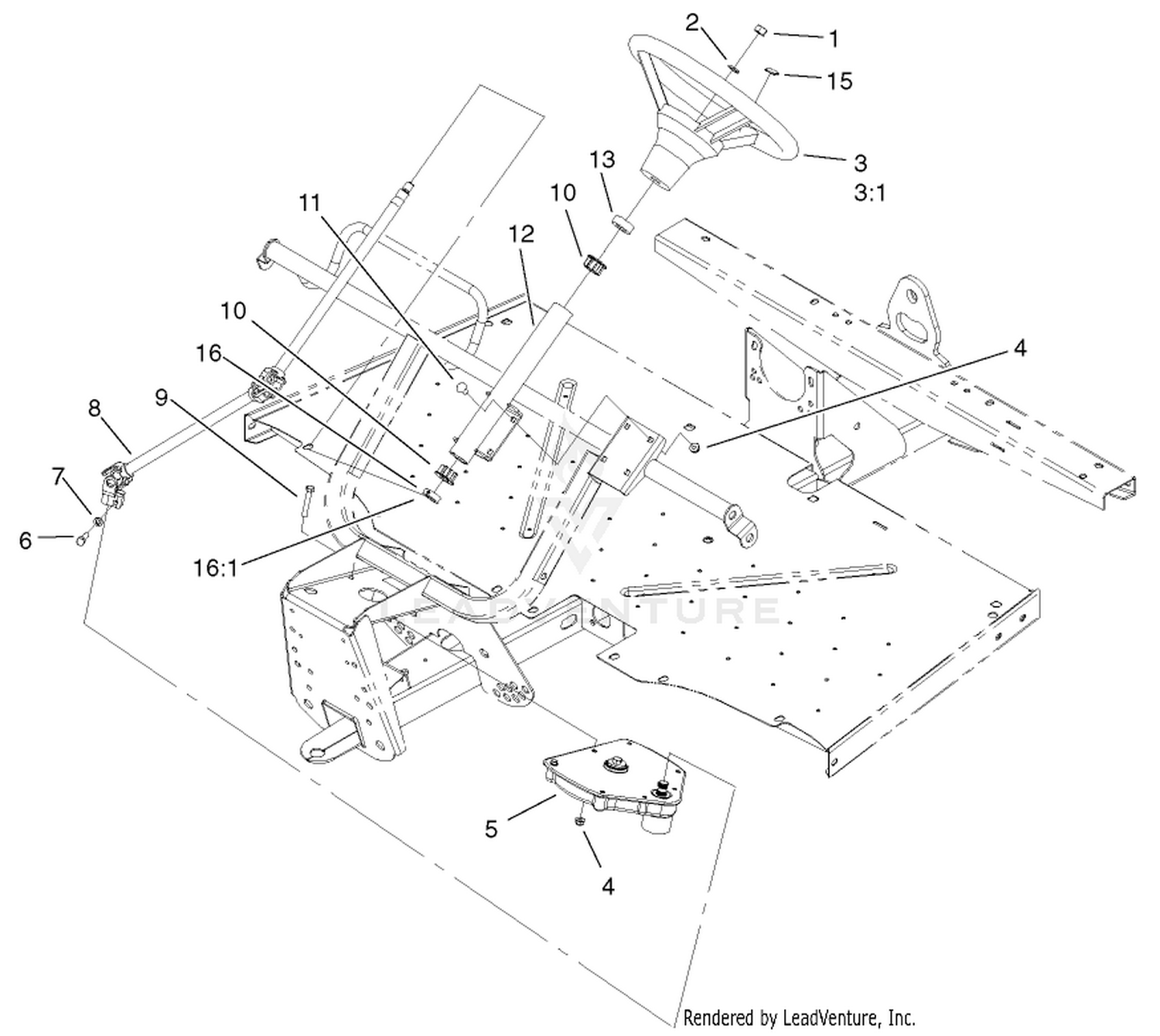 Upper Steering Assembly