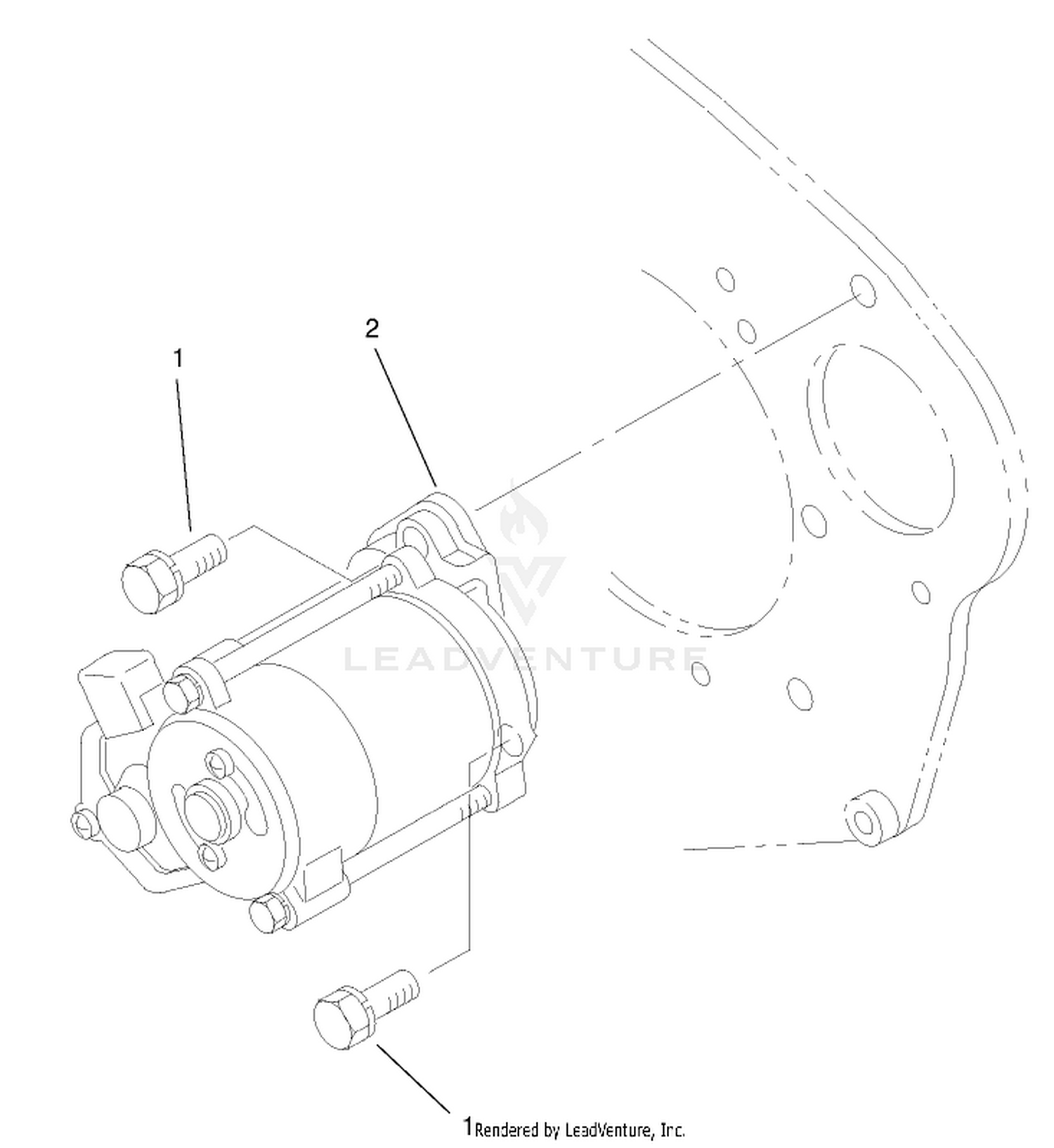 Starter Mount Assembly