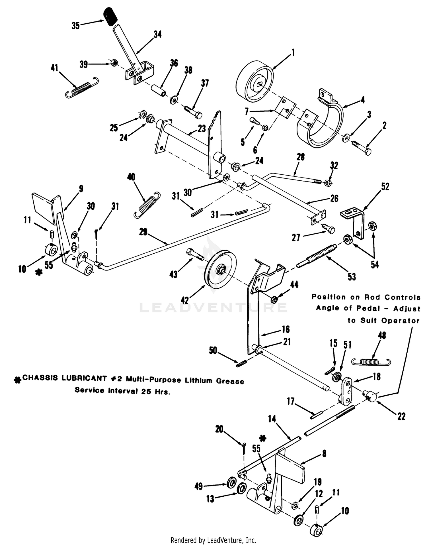 Clutch, Brake And Speed Control Linkage