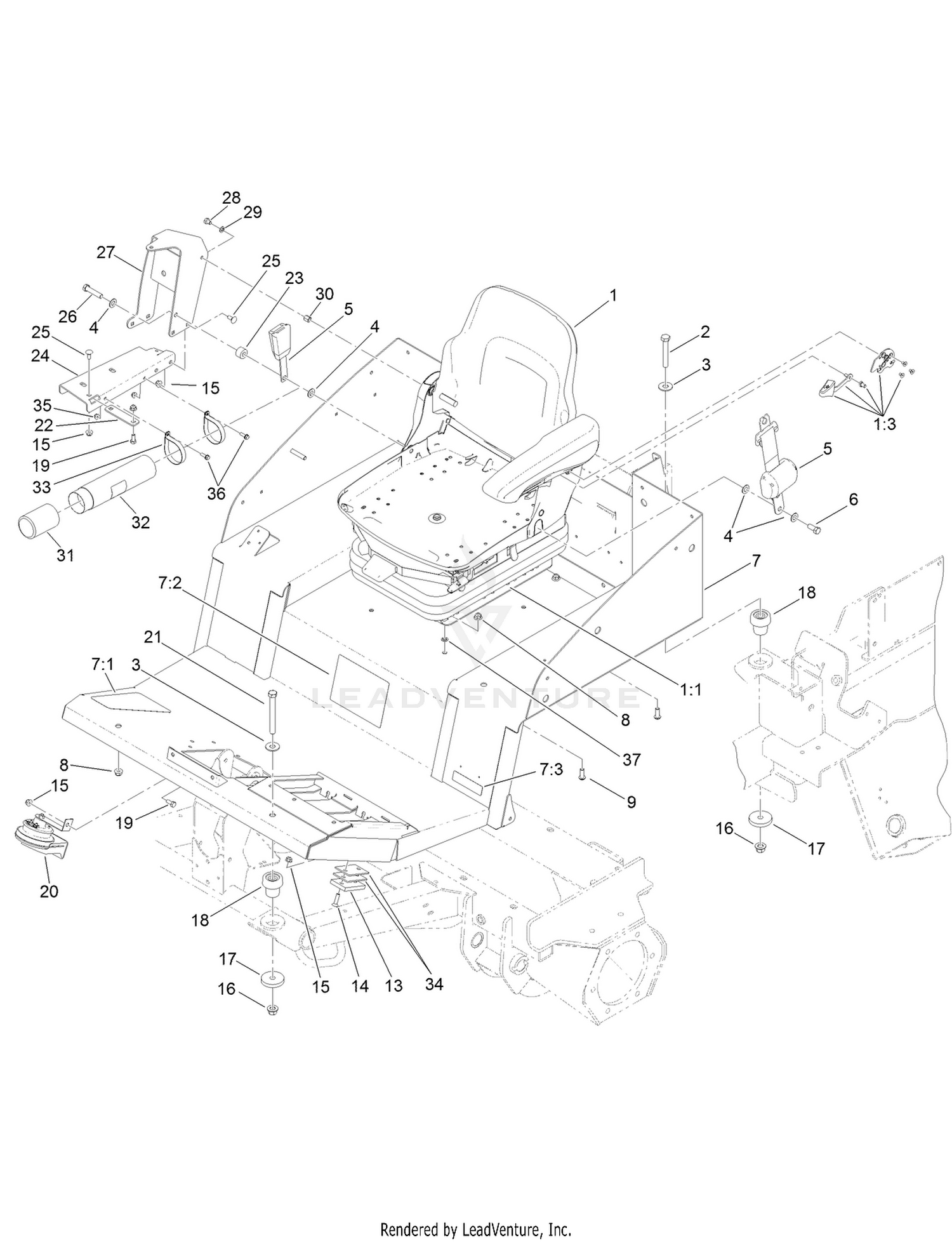 Seat and Platform Assembly