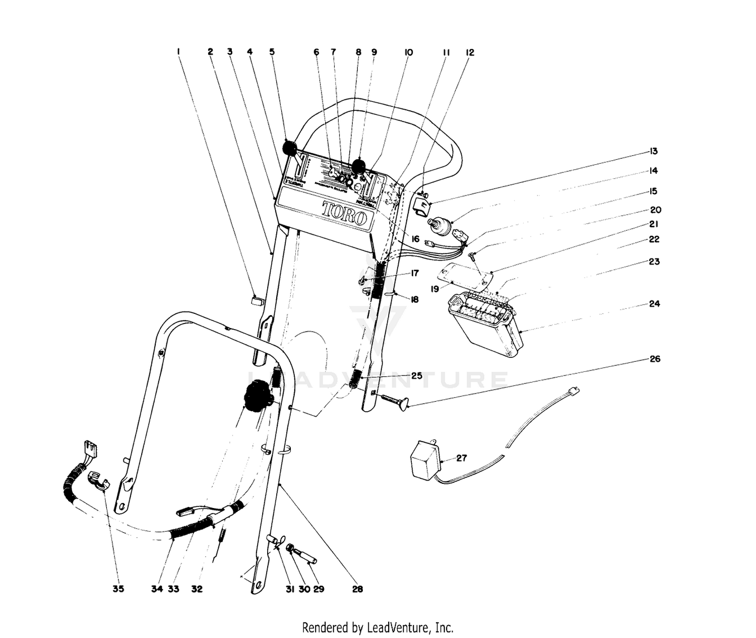 Handle Assembly Model No. 21727