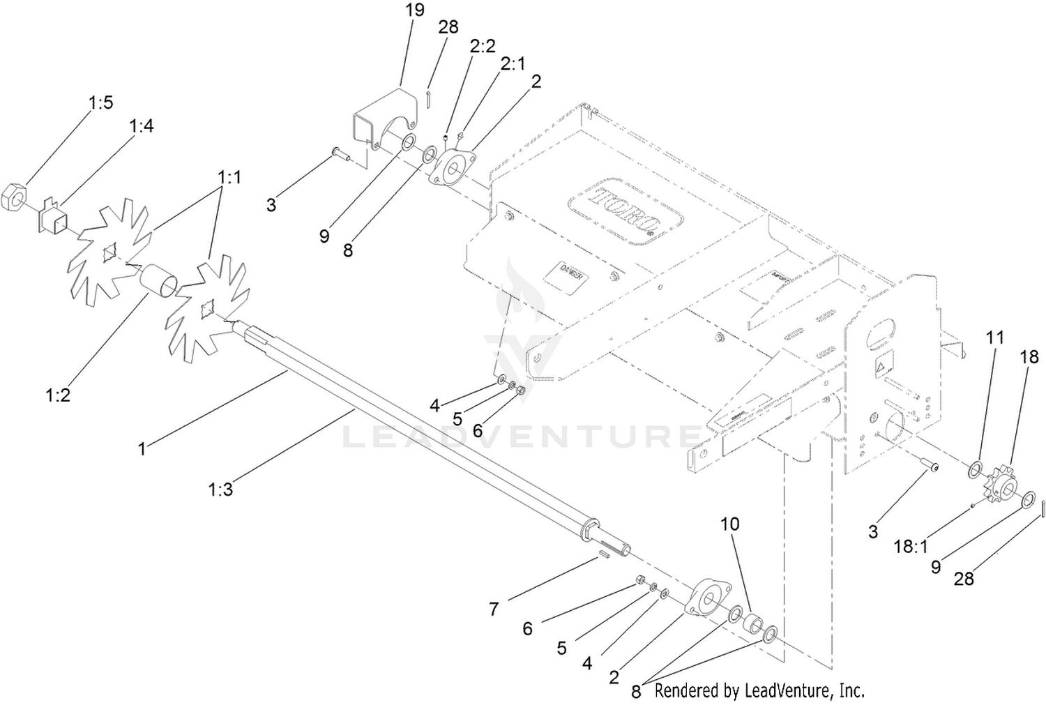 Blade Shaft Assembly