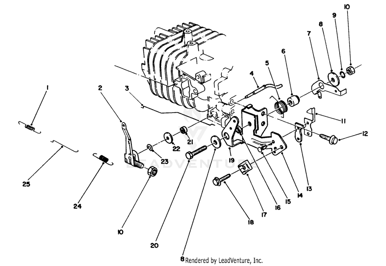 Governor Assembly (engine Model No. 47pj8)