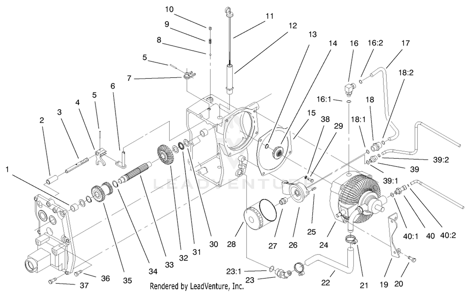 Hydro Transaxle Assembly 2