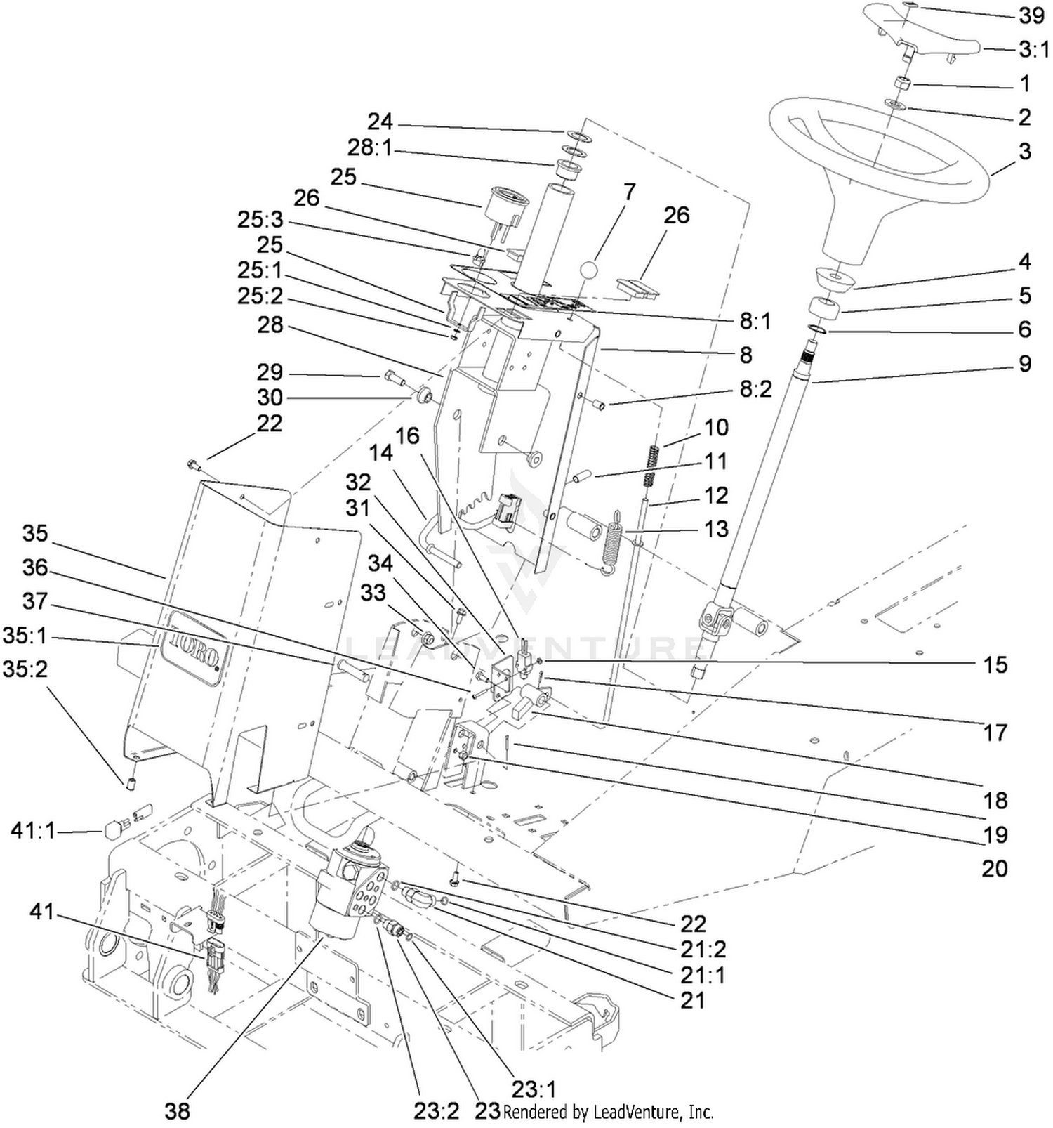 Steering Tower Assembly