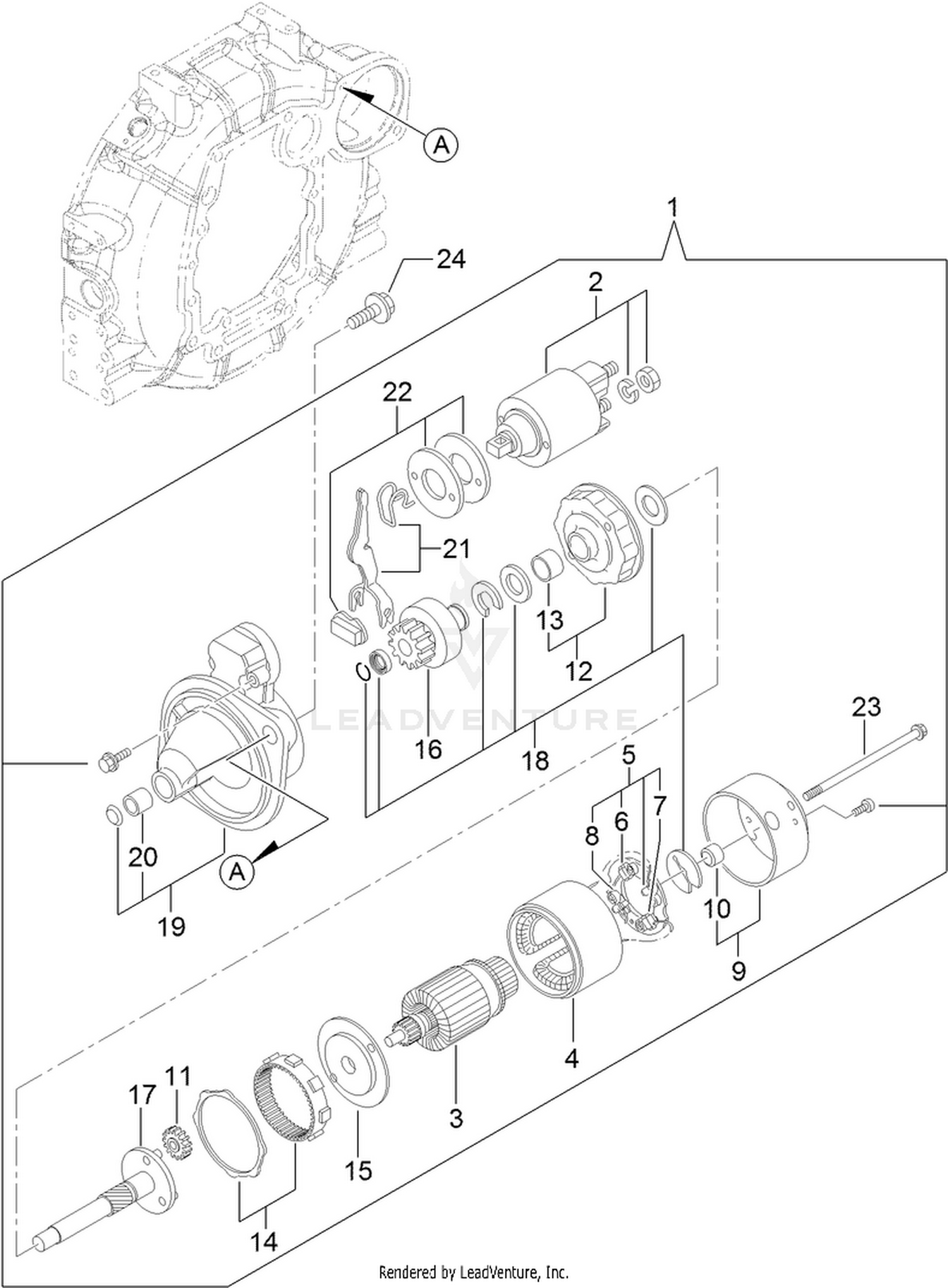 Starting Motor Assembly
