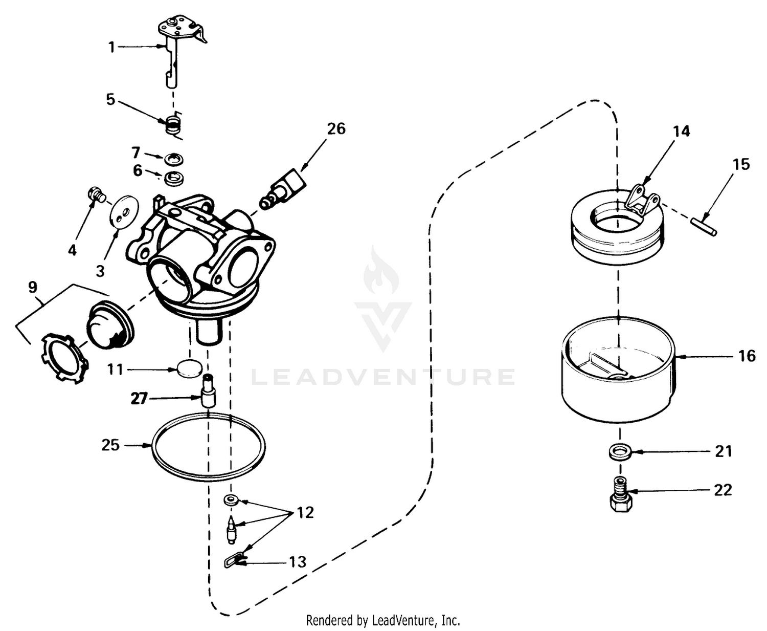 Carburetor No. 632050a