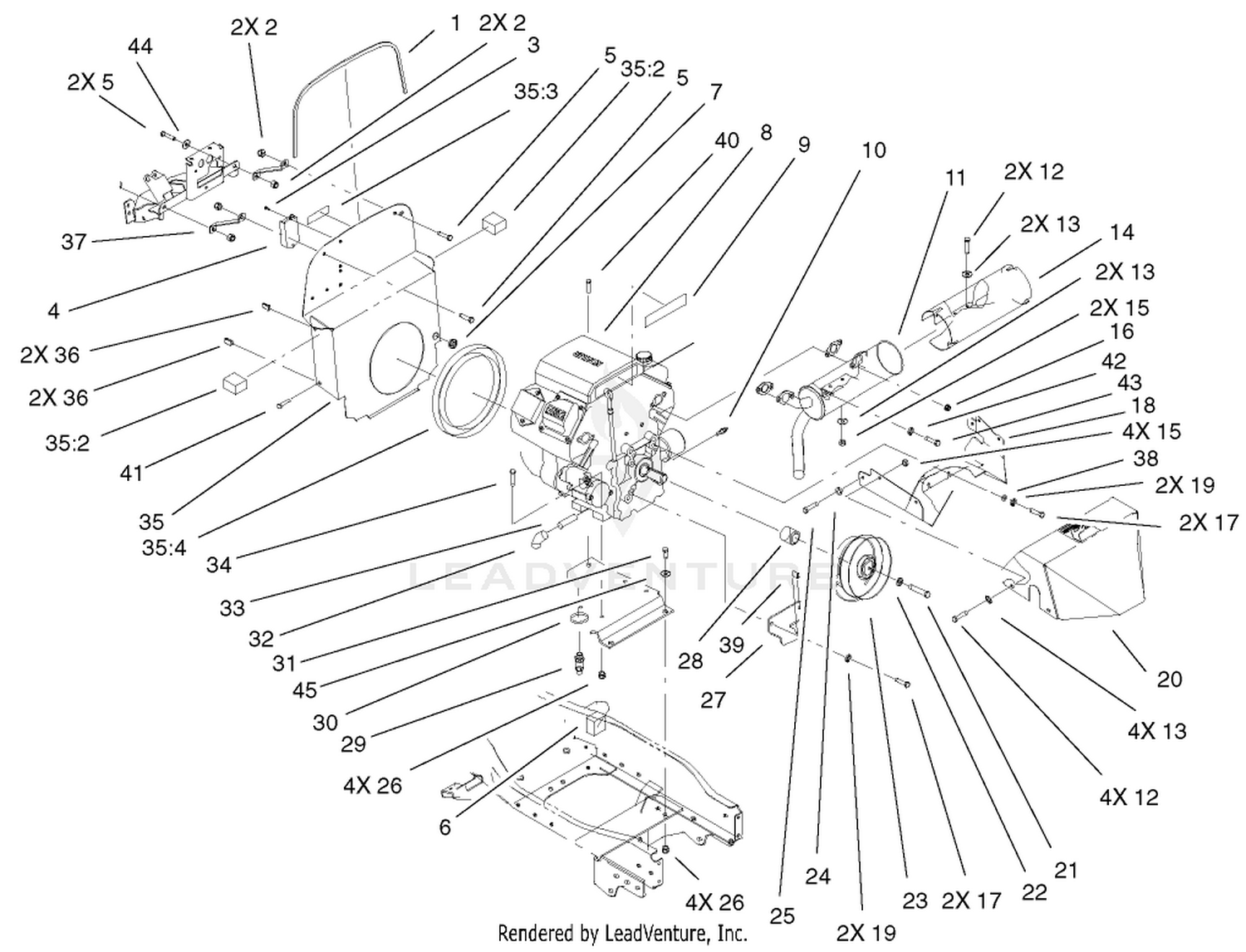 Air Cooled Engine Assembly