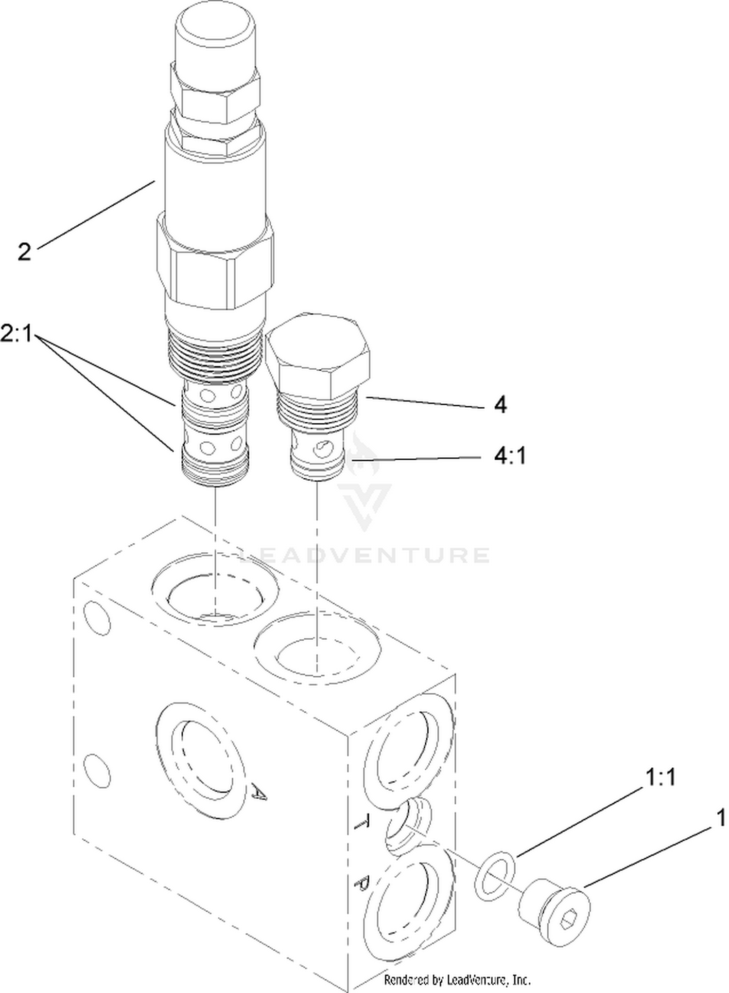 Hydraulic Manifold Assembly No. 114-2863