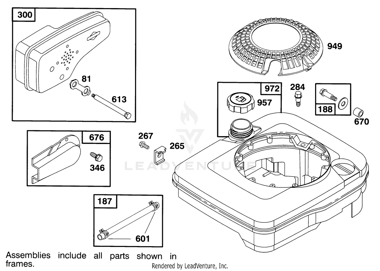 Engine Briggs  Stratton Model 122702-3171-01 7