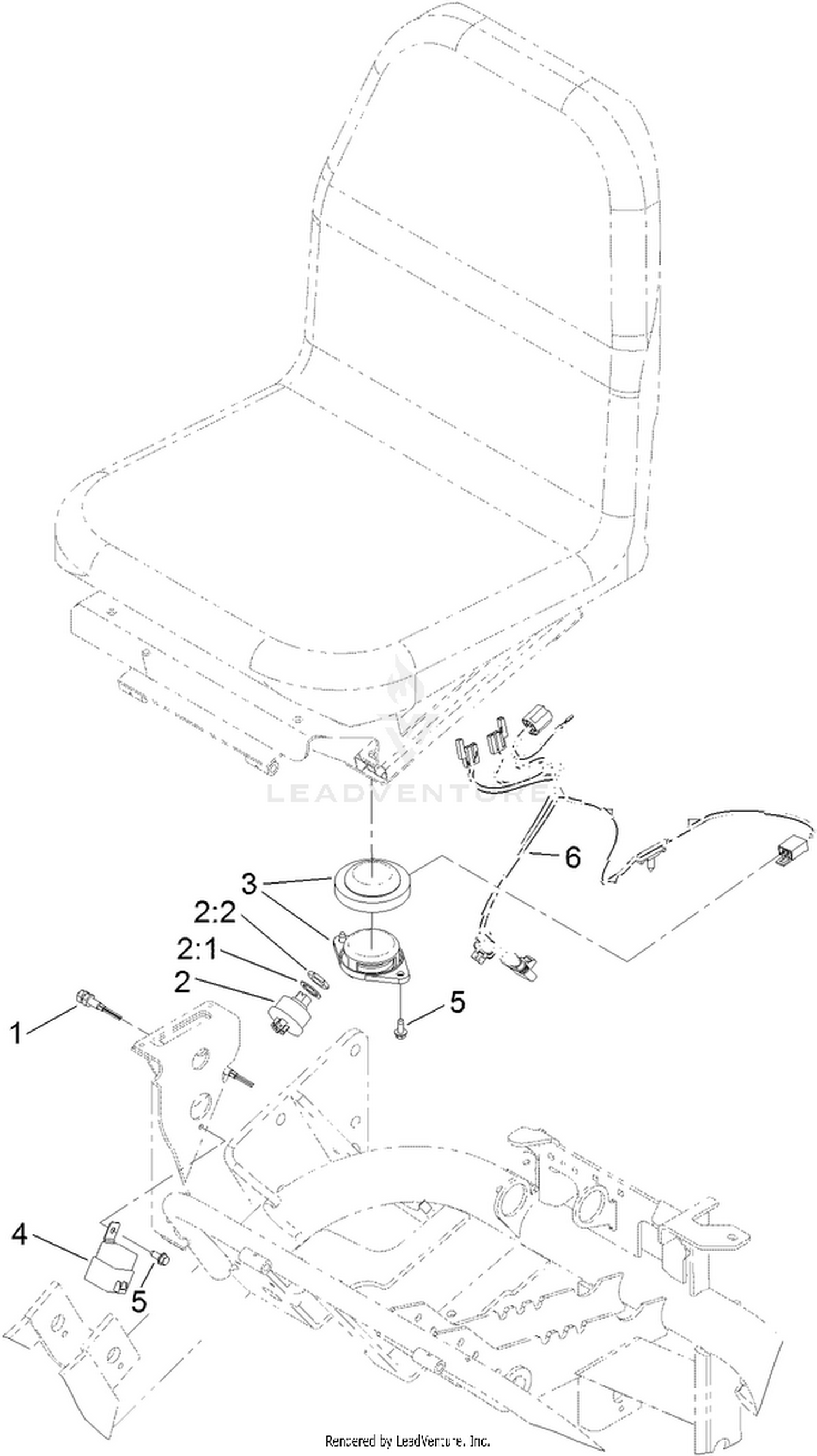 Ignition and Seat Switch Assembly