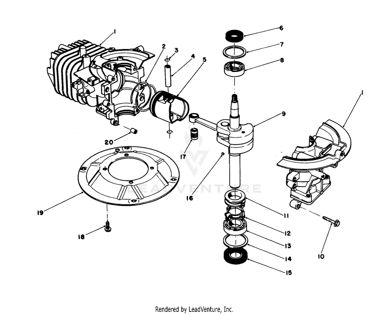 Crankshaft Assembly (model No. 47ph7)