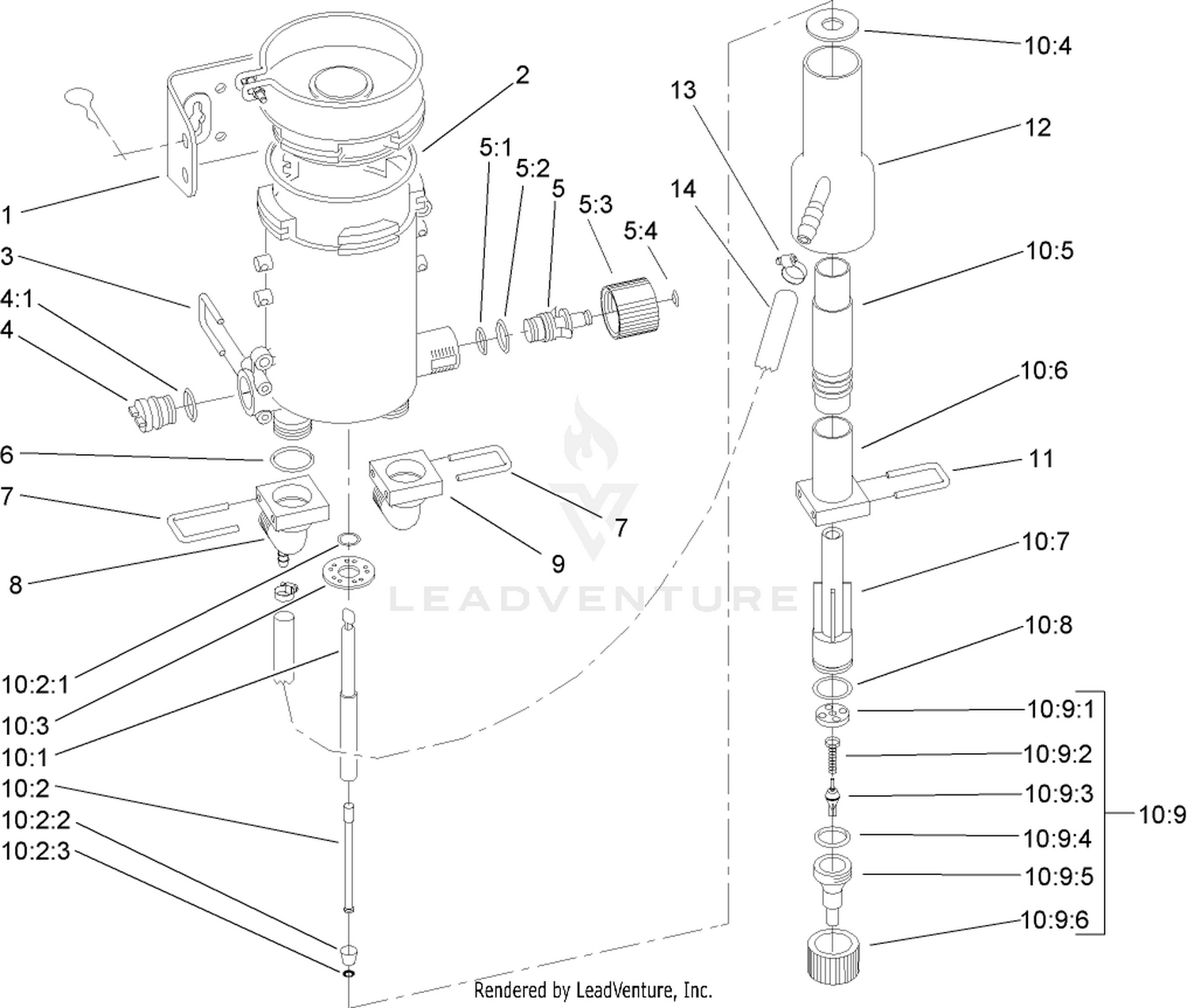 Chemical Mixer Assembly No. 107-2194  For use on Mixer's 2005 and after