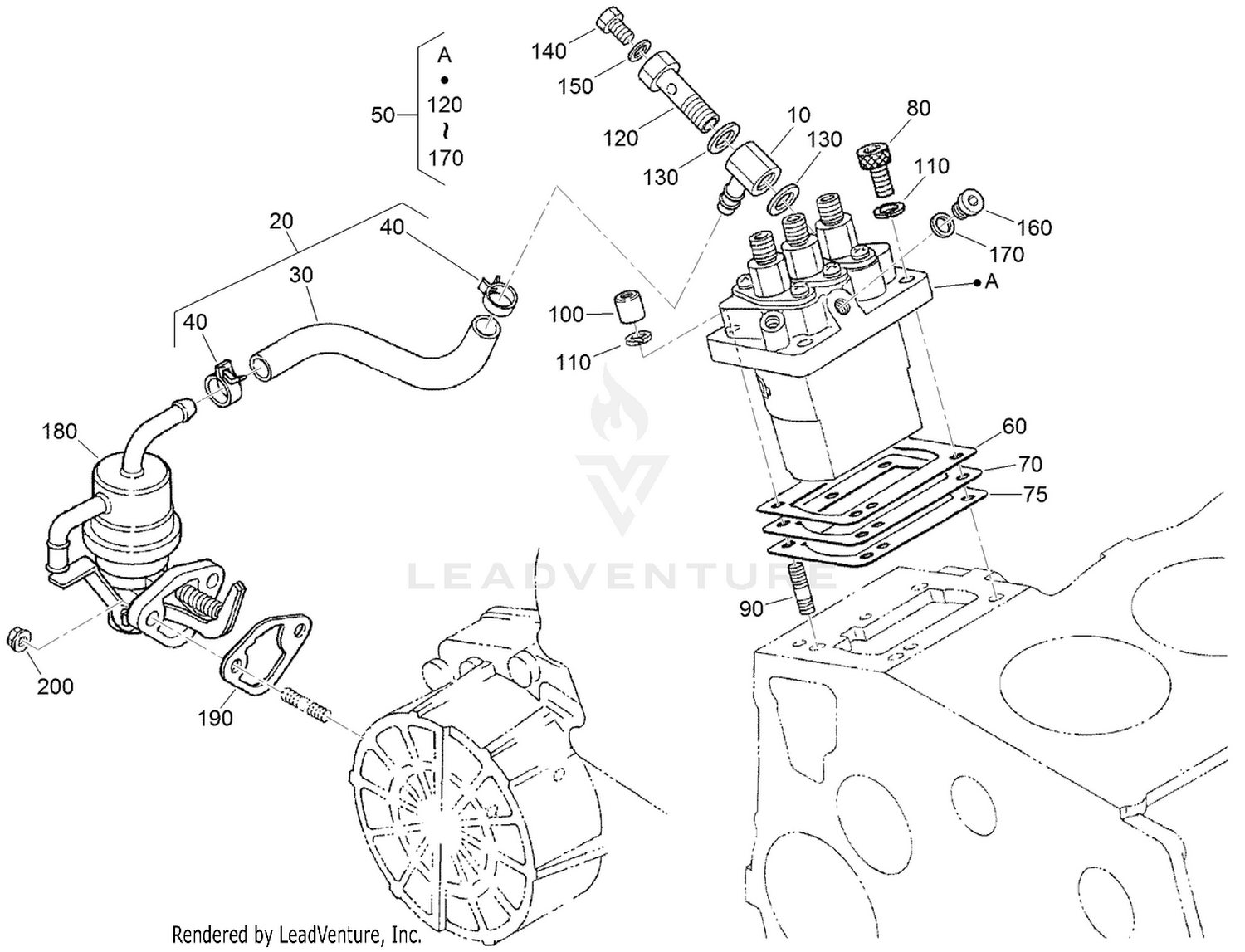 Injection Pump and Fuel Pump Assembly