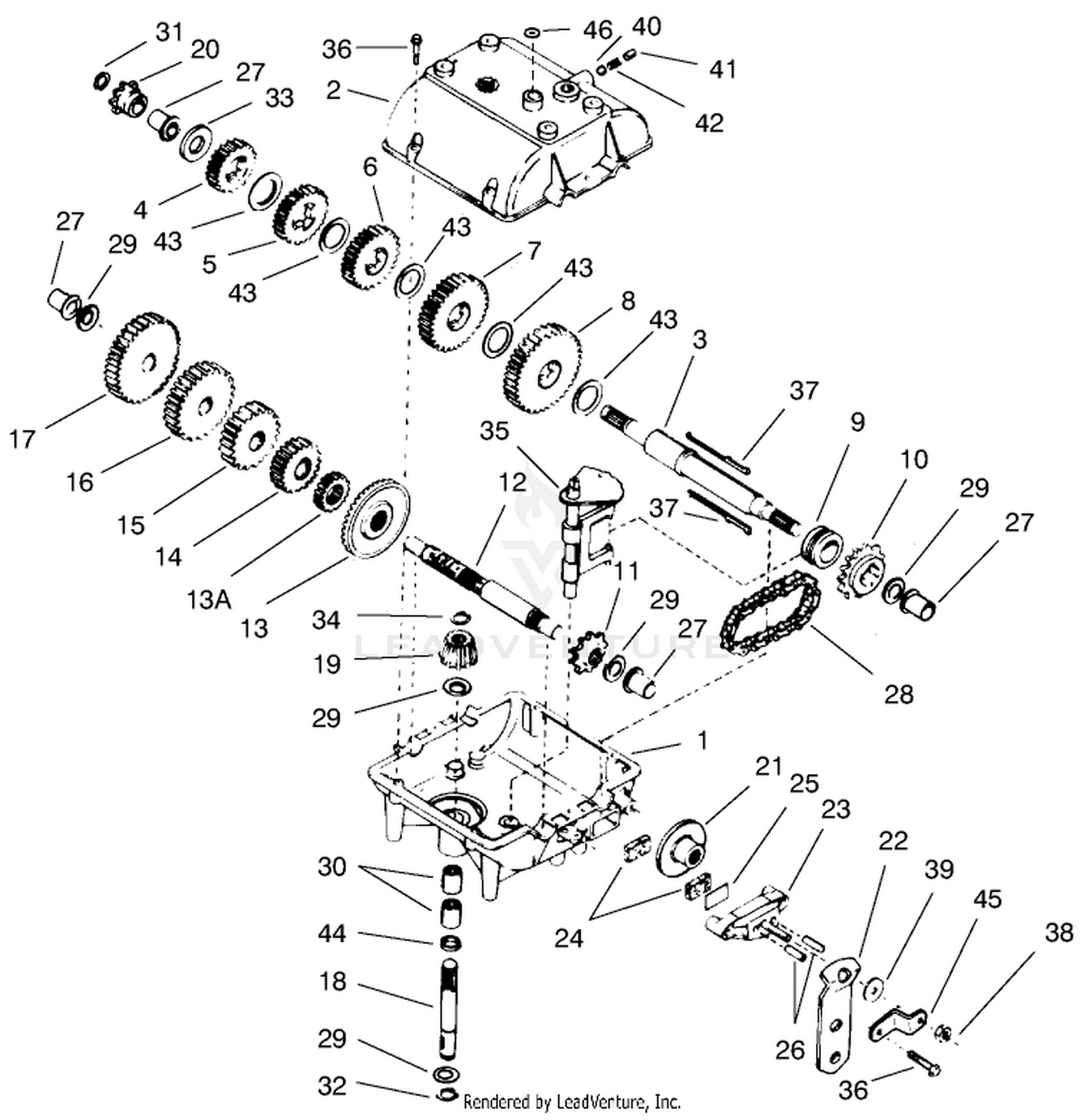 Transmission Peerless Model 700-025