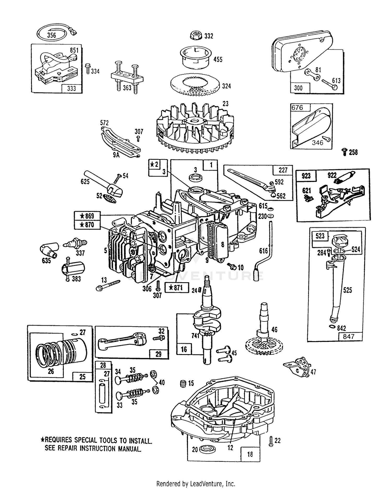 Engine Model No. 124702-3115-01