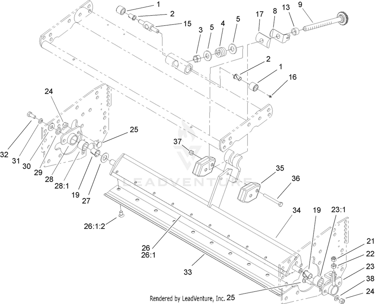 Bedbar Assembly