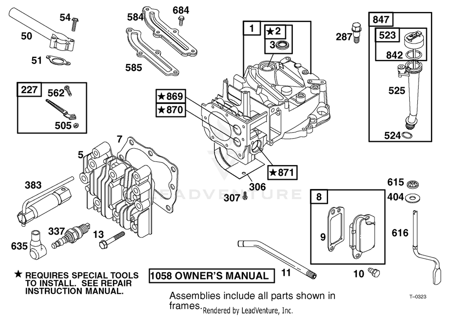 Engine Briggs  Stratton Model 12f802-1769-B1