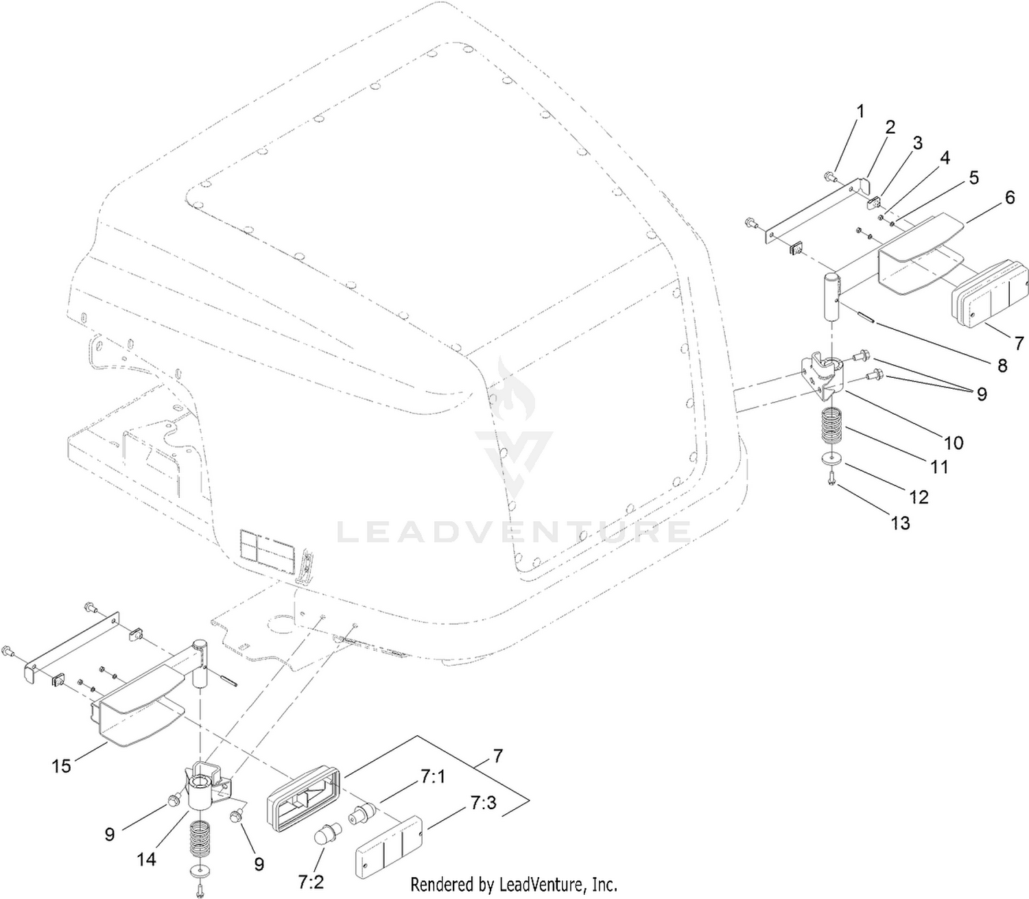 Rear Tail Light Assembly