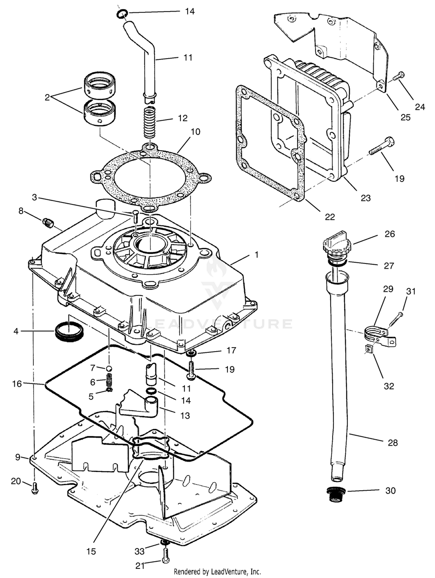 Oil Base  Fill Tube Assembly